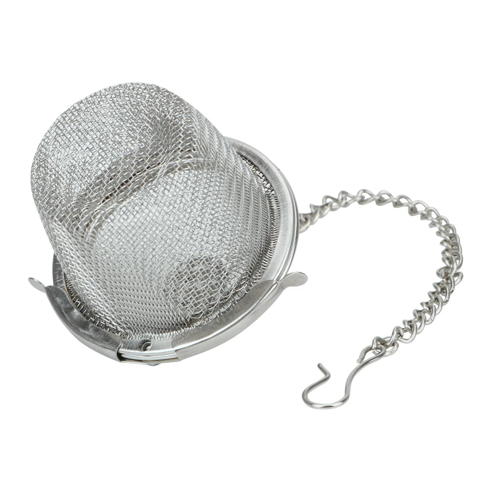 HILIFE Tea Spice Strainer Teakettle Locking Tea Filter Seasoning Ball Mesh Herbal Ball Reusable Stainless Steel