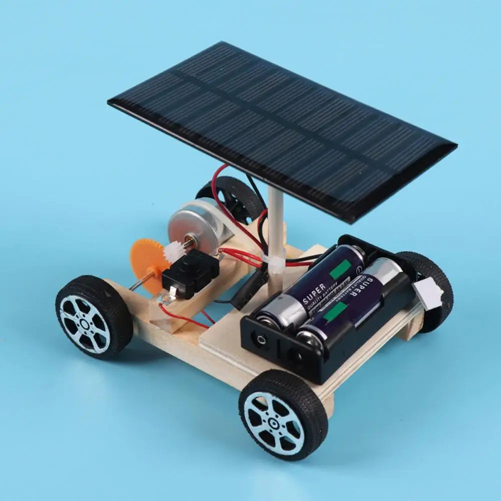 DIY Solar Car Model Toys Learning Kit Physics Experiments Kits for Children Learning Laboratory Toys Children DIY Assemble