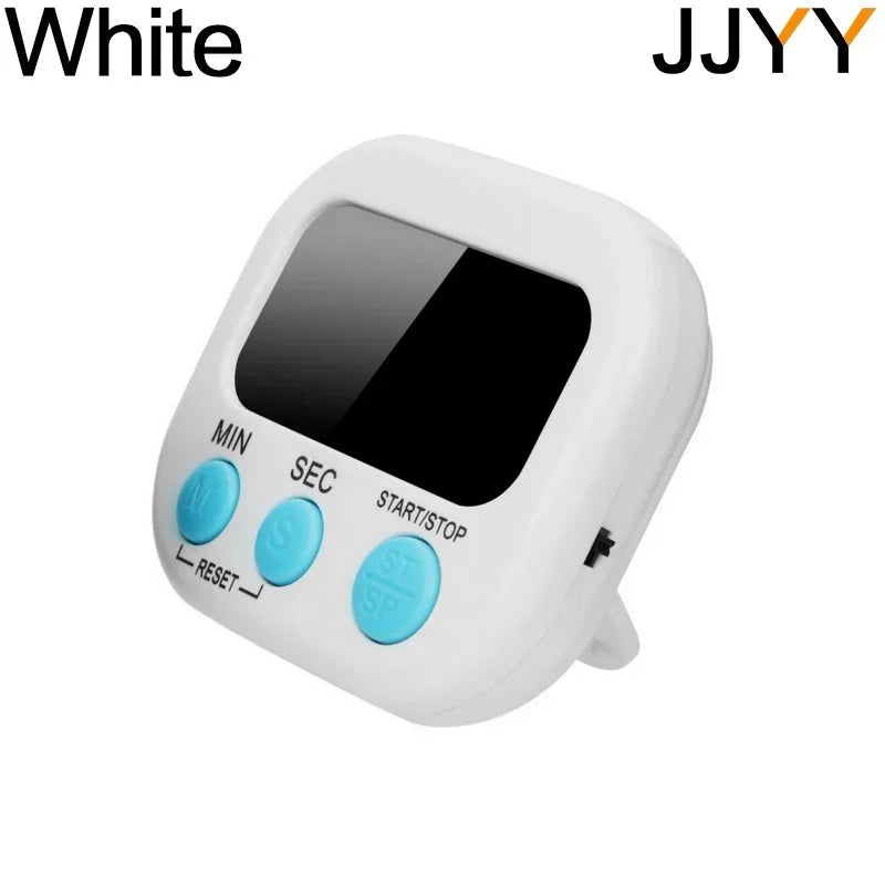 JJYY Kitchen Digital LCD Display Timer Loud Alarm Clock Cooking Baking Student Practice Homework Timer Electronic Timer