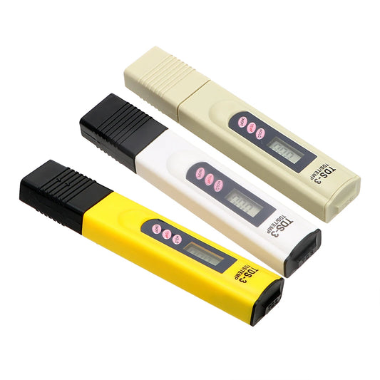 Water Meter Quality Testing Pen PH TDS Meter Tester Portable Water Purity Filter Measuring Tools LCD Digital 0-9999 PPM TEMP/PPM