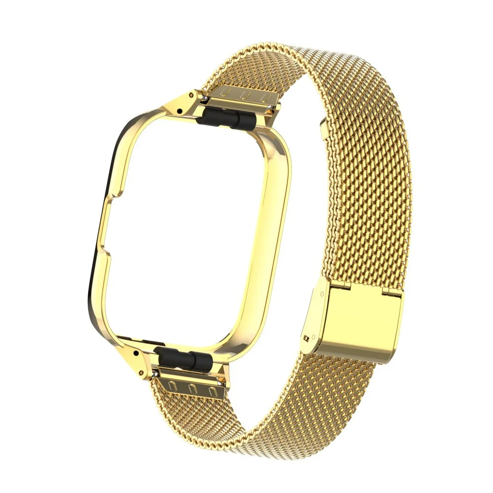 For Redmi Watch 3 Active Metal bracelet for Redmi Watch 3 Lite Band Cover Strap Xiaomi Watch 3 Magnetic loop+Case