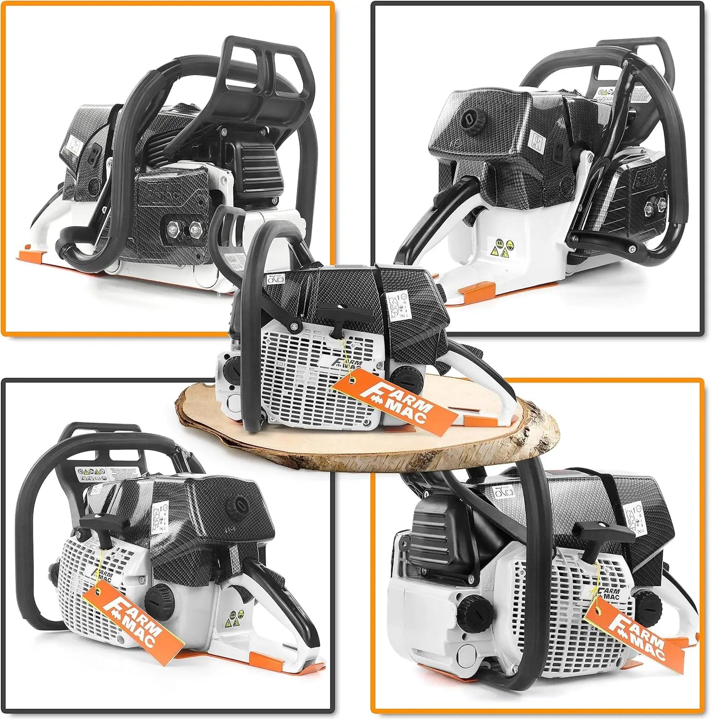 660VW 42 Inch Gas Chainsaw NEOTEC Chainsaw 92cc 2-Cycle Gasoline Power Chain Saws 5.2KW 7HP All Parts Compatible