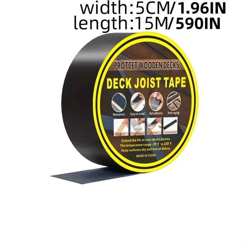 6 Pcs Butyl Joist Tape Flashing Joists Tape for Decking Joist Tape for Flashing Deck Joists and Beams Building Joists Hardware