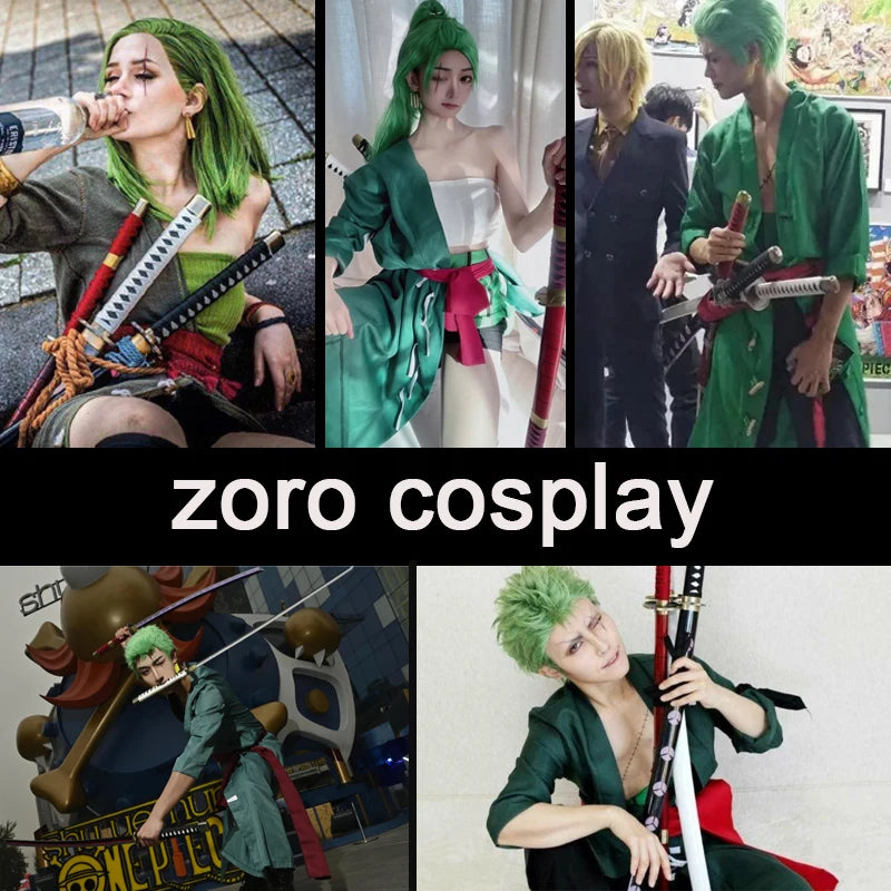 41″ Light Up Roronoa Zoro Swords Katana Japanese Anime Cosplay Samurai Sword Shusui Enma Kitetsu with Sword holder And Belt