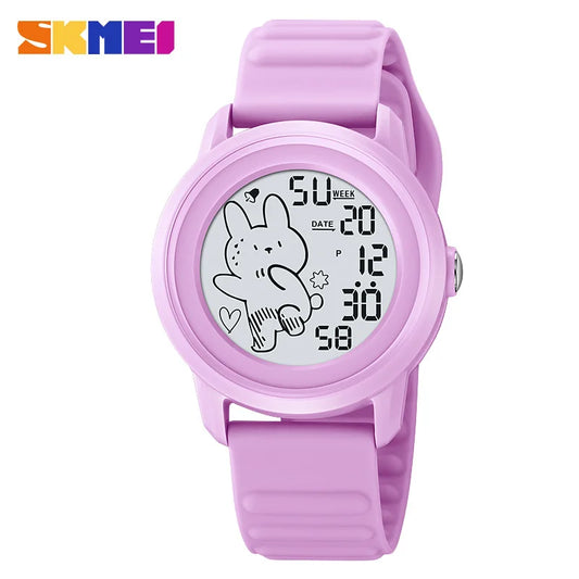 Skmei New Children's Watch Student's Electronic Watch Waterproof Luminous Multi-Function Sports Outdoor Electronic Watch