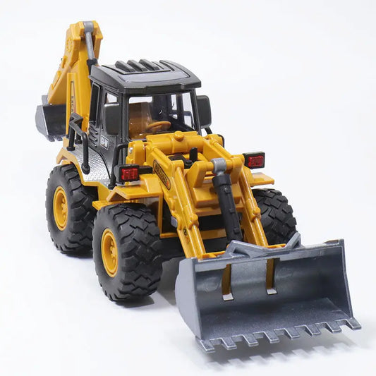 Engineering Diecast Inertial Driving Toys for Boys Alloy Tractor Excavator Bulldozer Kids Truck Children Vehicle Model Gift