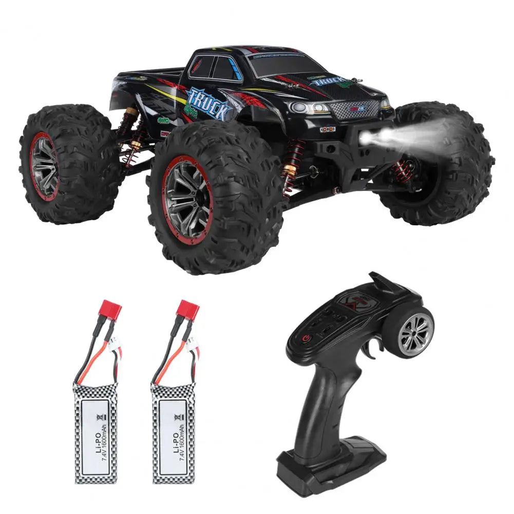 1:10 Scale Fast Brushless Motor RC Car, IPX5 Waterproof RC Truck with Max Speed 50KMH, Big Wheels, 2.4G High Speed Off-road Remo