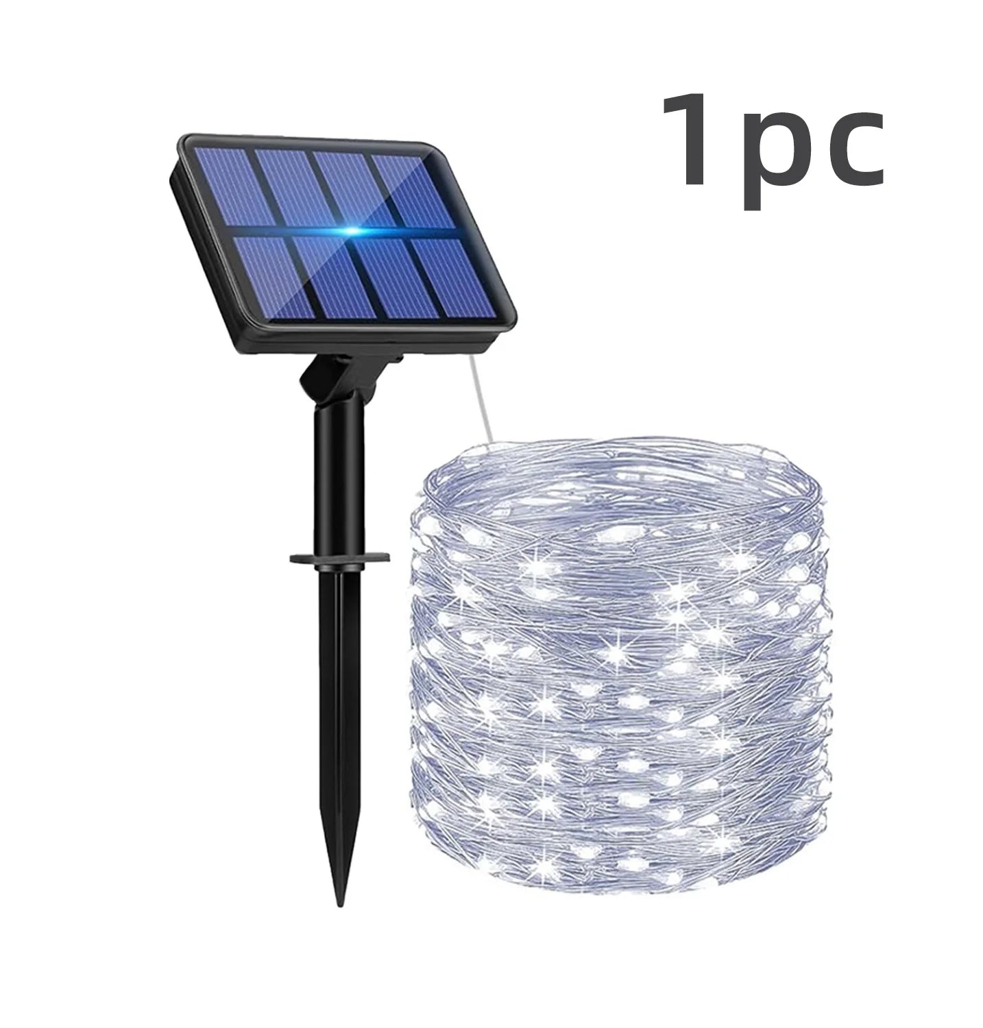 IRILUCN Outdoor LED Solar String Light Solar Fairy Lights LED Copper Wire Lights Xmas Lights Waterproof Garden Decoration