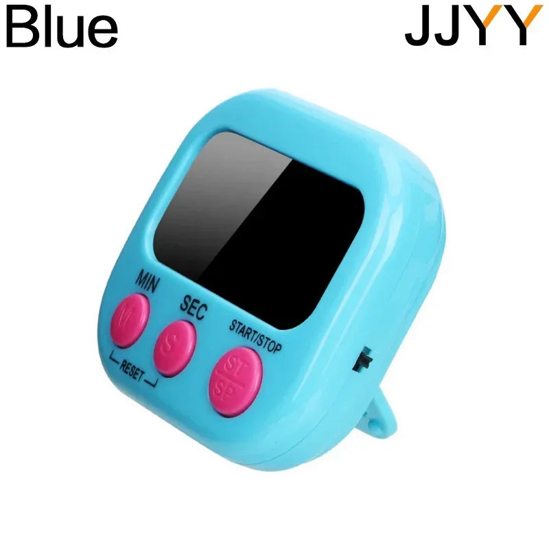 JJYY Kitchen Digital LCD Display Timer Loud Alarm Clock Cooking Baking Student Practice Homework Timer Electronic Timer