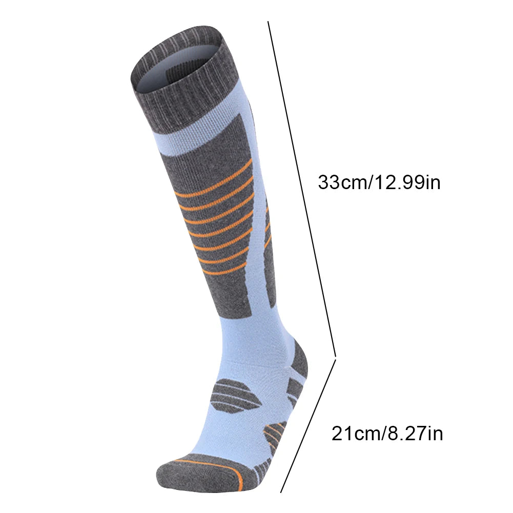 Hiking Socks Cycling Soccer Snowboard Socks Winter Warm Thickening Ski Stockings for Women Outdoor Skiing Cycling Running Hiking