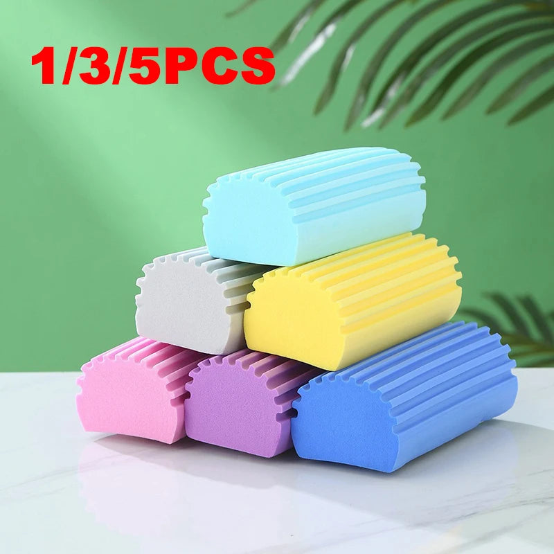 1/3/5PCS Multifunctional PVA Cleaning Sponges Clean Duster For Cleaning Blinds Glass Vents Railings Mirrors Window Damp Sponge