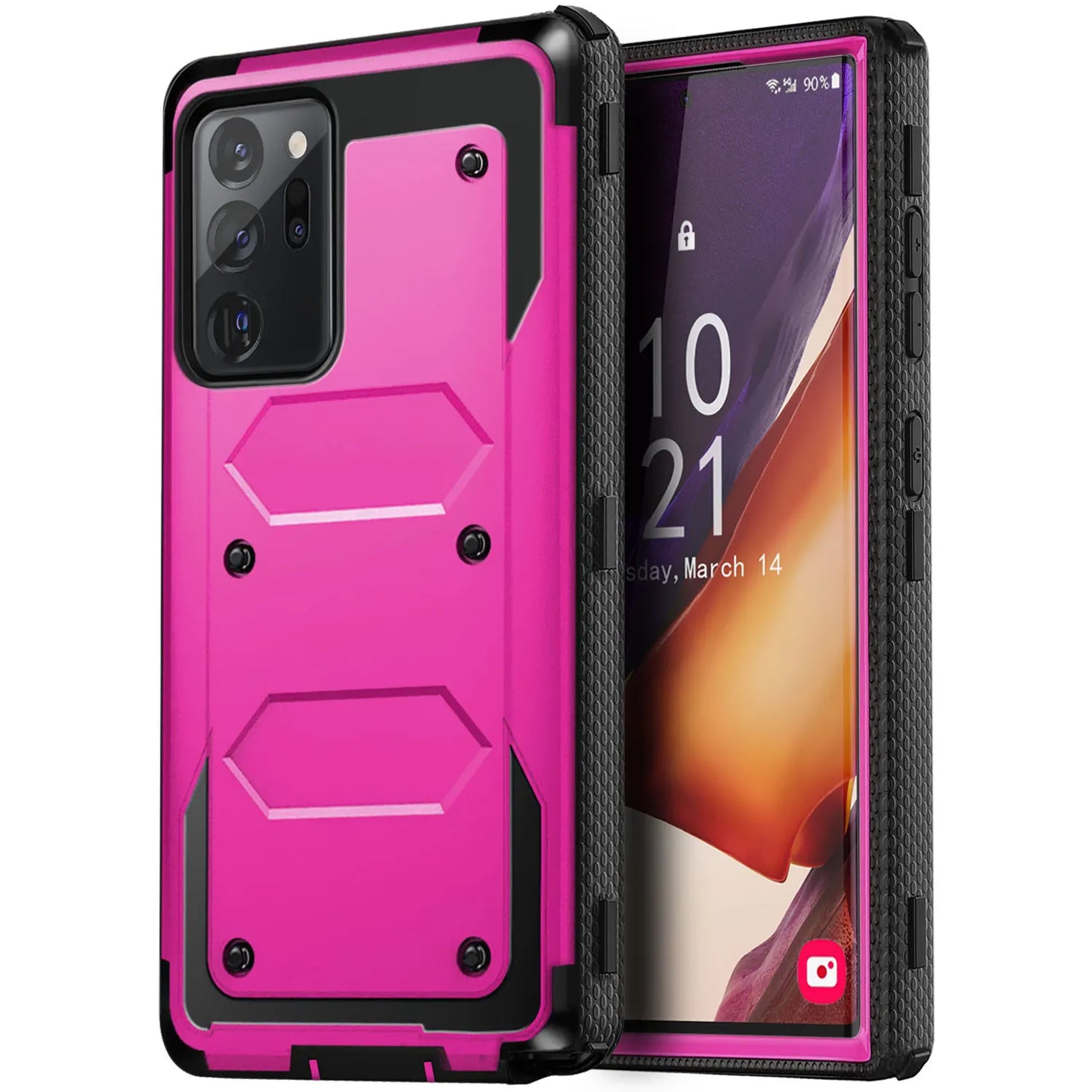 For Samsung Galaxy Note 20/Note 20 Ultra 5G Phone Case Shockproof Protective Heavy Duty Rugged Hybrid Cover Purple