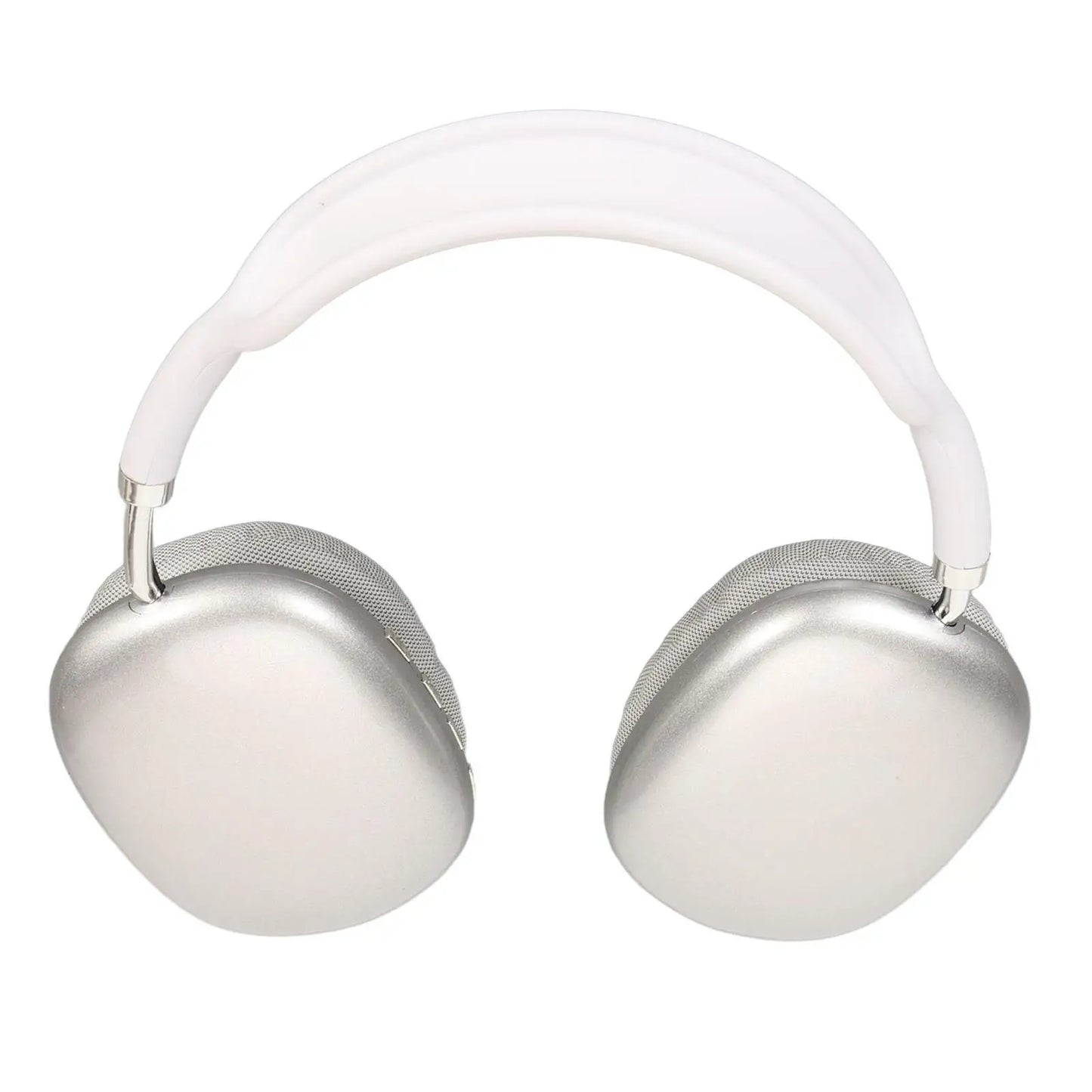 Bluetooth Headphone HiFi Deep Bass Built in Mic Support Memory Card Wireless Headset for Running Travel White