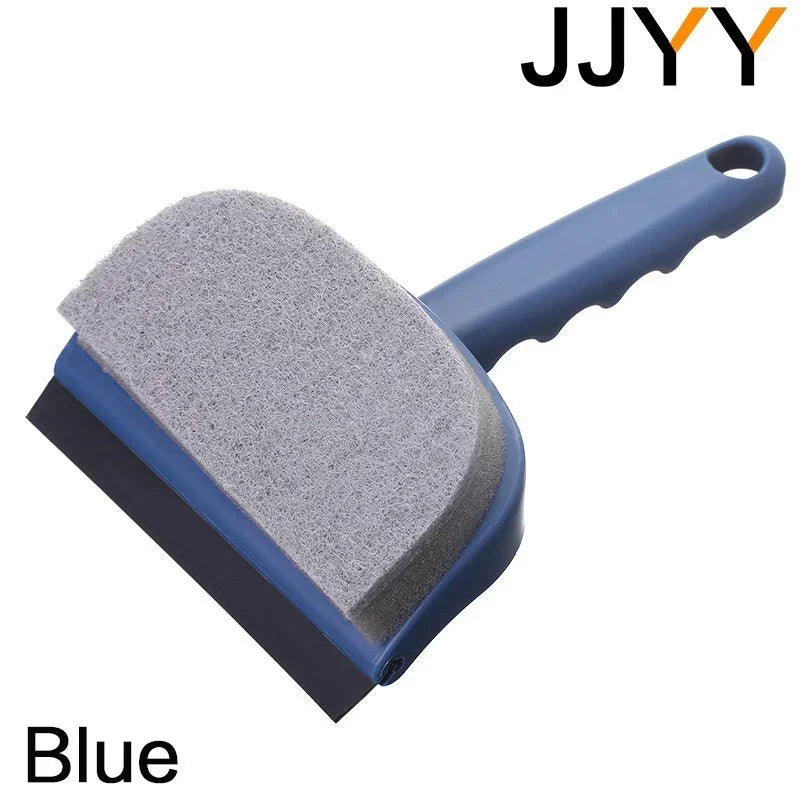 JJYY Double Sided Household Window Cleaner Tile Bathroom Cleaning Brush Window Scraper Cleaning Mirror Tool