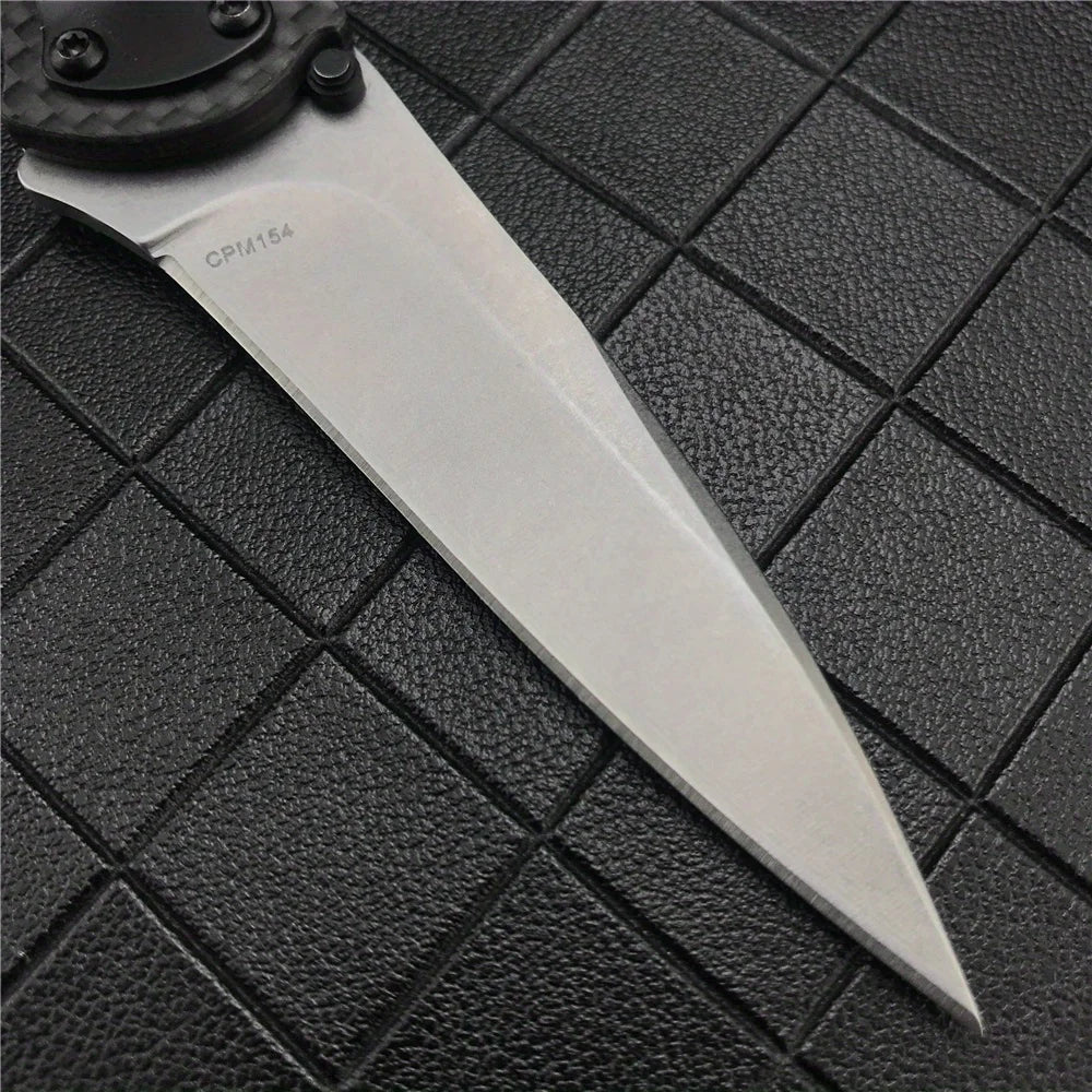 Folding Pocket 1660 Carbon Fiber G10 Handle Multifunctional Durable Self-defense Outdoor Camping Survival EDC Portable Knife