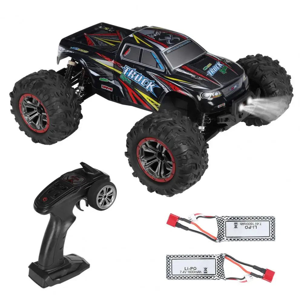 1:10 Scale Fast Brushless Motor RC Car, IPX5 Waterproof RC Truck with Max Speed 50KMH, Big Wheels, 2.4G High Speed Off-road Remo