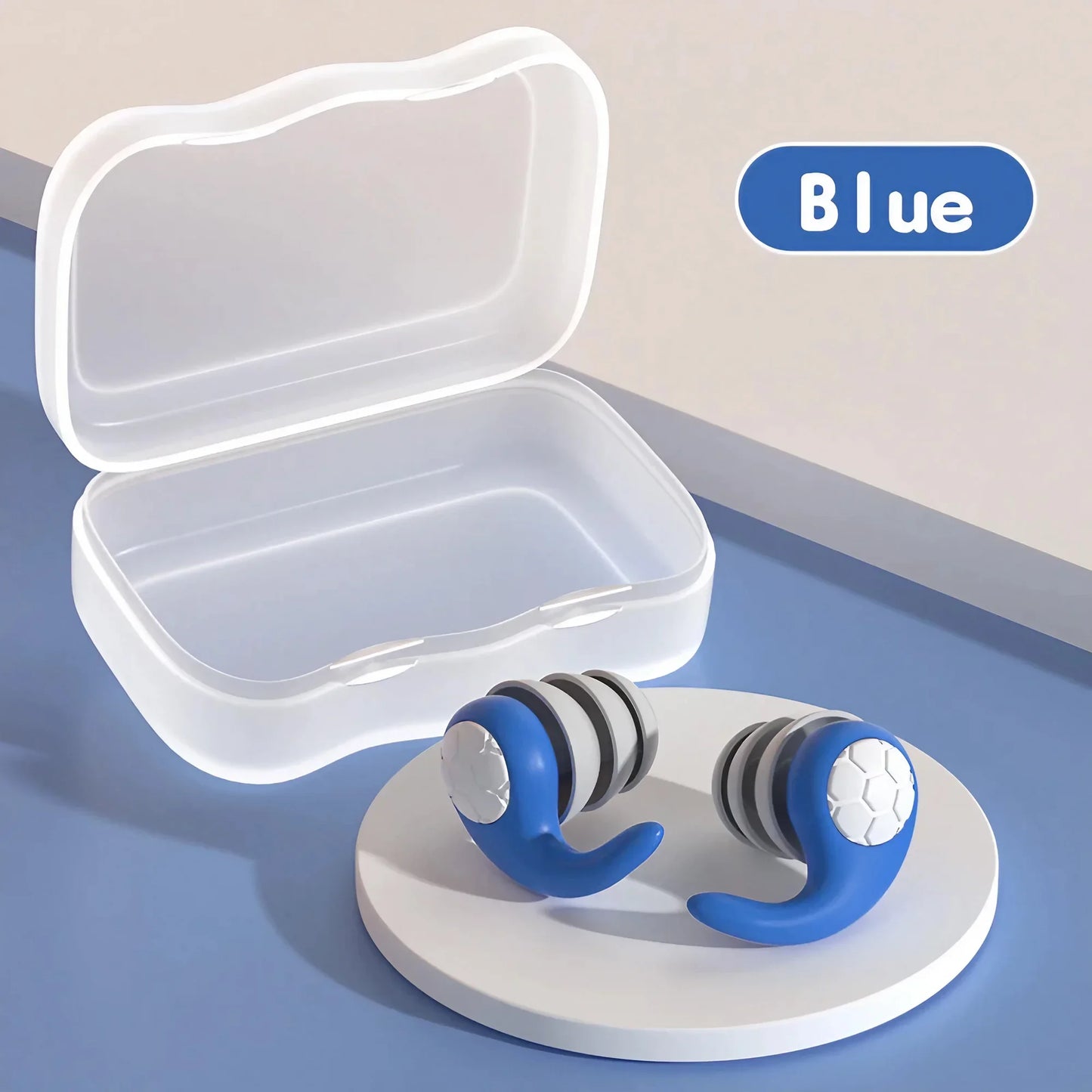 Three Layers Of Silicone Earplugs Sound Insulation Noise Reduction Suitable for Sleep, Swimming Anti-noise Earplugs 1 Pair