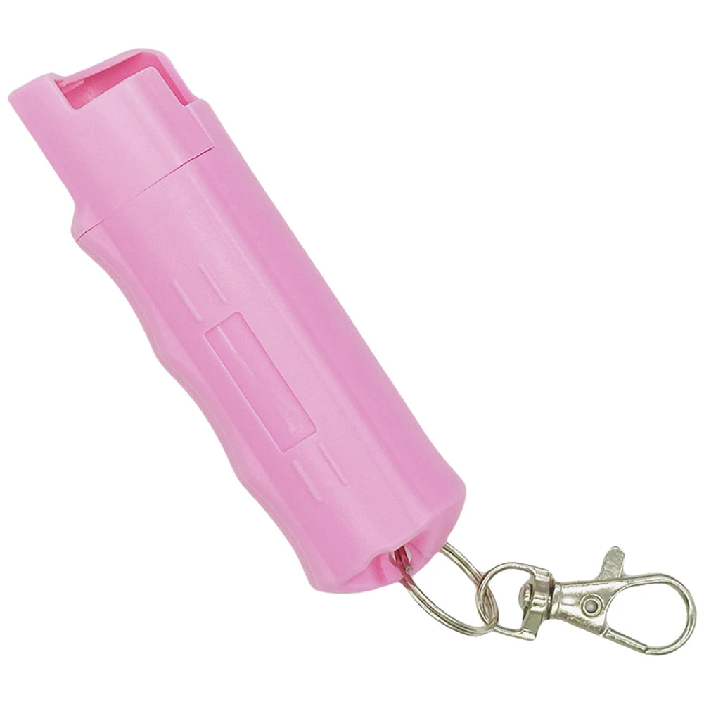 20ml Multipurpose Pepper Spray Keychain Plastic Self-Defense Outdoor Safety Keychains Personal Defense Spray for Women & Men