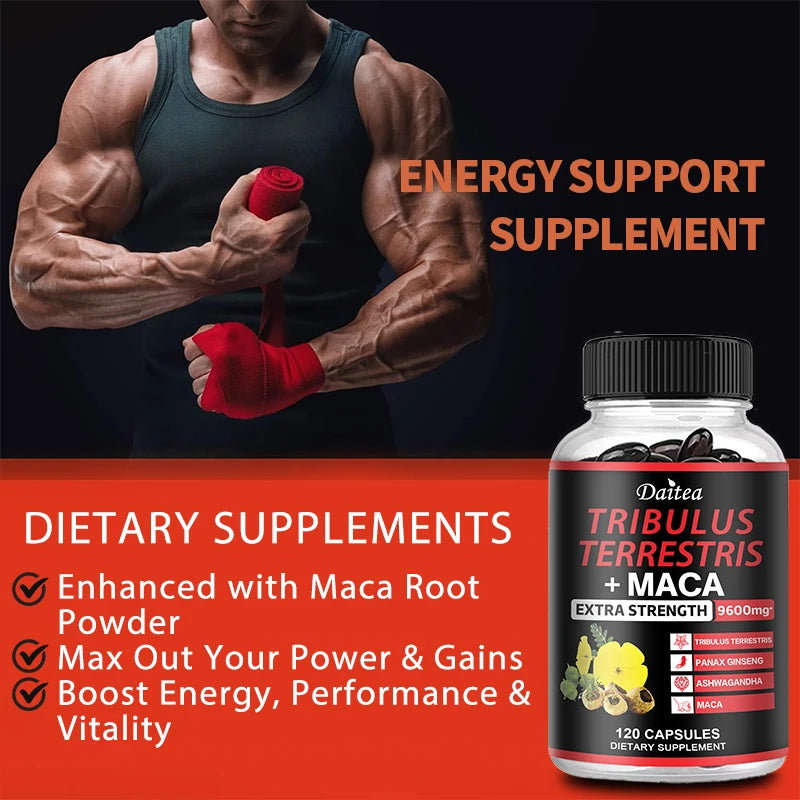 Daitea Men's Energy Booster - Helps Increase Energy, Confidence, Stamina, and Fight Fatigue