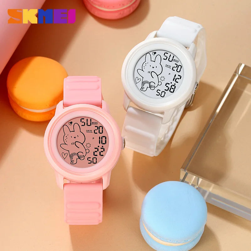 Skmei New Children's Watch Student's Electronic Watch Waterproof Luminous Multi-Function Sports Outdoor Electronic Watch