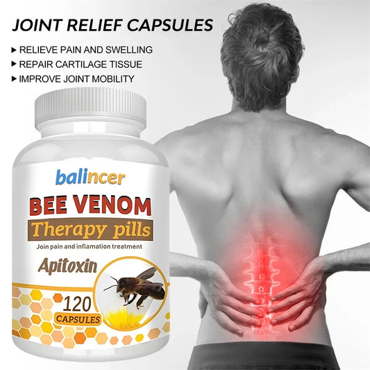 Natural Bee Venom Extract - Soothing and anti-inflammatory, enhancing joint mobility and flexibility, natural, safe, and non-GMO